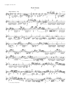 3 + Rock Sonata - Page 1 - Full Score-1